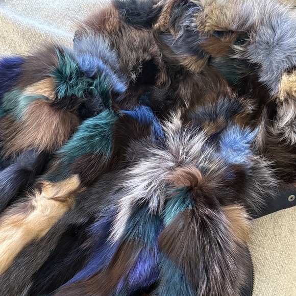 Jocelyn Black Utility Jacket with Real Fur Lining - Picture 6 of 7